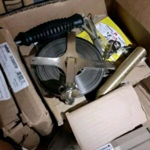 Lufkin Oil Gauging Tape Chrome Clad/Nubian c/w Plump Bob Metric 30M