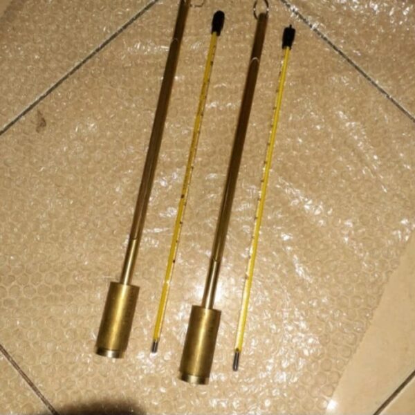 Thermometer dalam Alla France -20°C/+110°C with Brass Cup Case